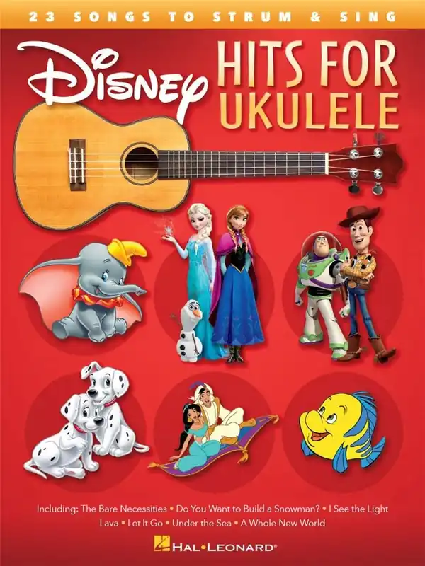 Direkt Vom Hersteller Disney Hits for Ukulele 23 Songs to Strum & Sing HL00151250