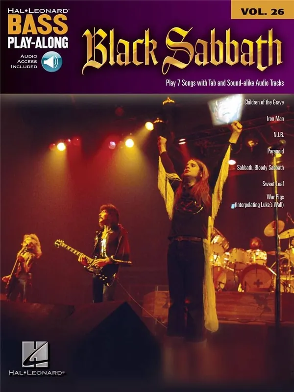 Billig Epstein Bass Play-Along Vol 26 Black Sabbath Bass Guitar HL00701180