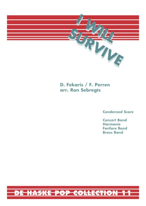 Fekaris I wil Survive Concert Band DHP0950643-015 Schneller Versand
