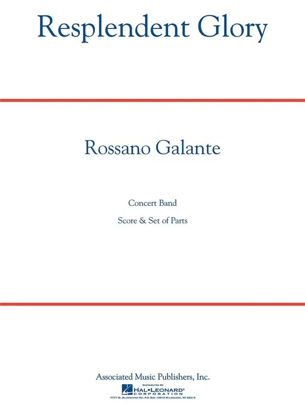 Angebot Galante Resplendent Glory Concert Band HL50486463