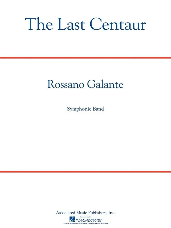Galante The Last Centaur Concert Band HL50600151 Bestpreis