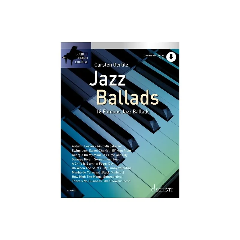 Gerlitz Jazz Ballads Klavier Audio ED9843D Nur Für Kurze Zeit