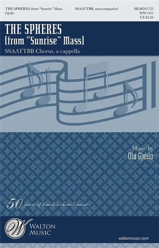 Gjeilo The Spheres from Sunrise Mass Chor SSAATTBB a cappella WW1431 Top-Angebot