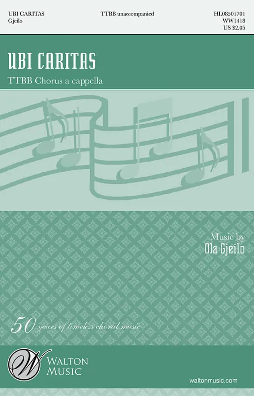 Gjeilo Ubi Caritas Chor TTBB a Cappella WW1418 Nur Heute