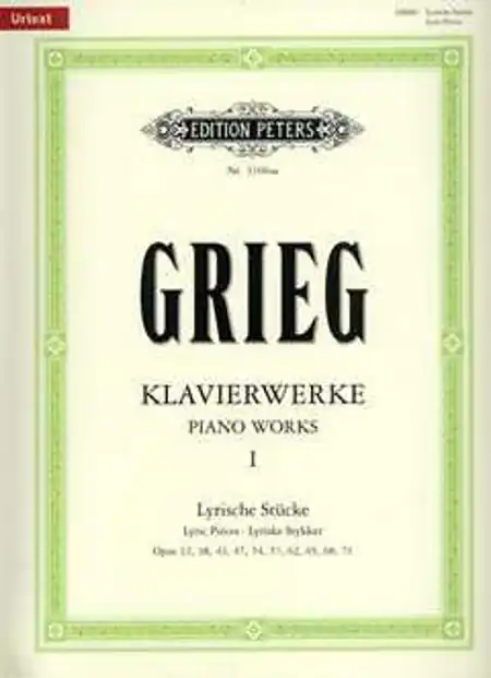 Neuheit Grieg Klavierwerke 1 Klavier EP3100AA