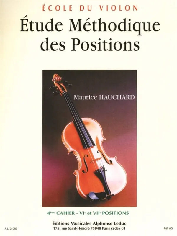 Hauchard Etude Methodique des Positions Vol 4 Violine AL21009 Sonderangebot