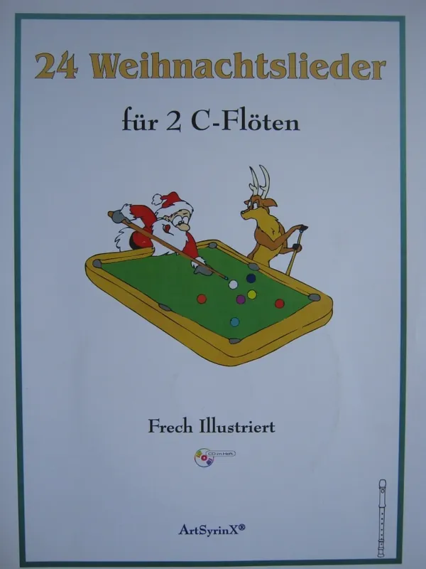 Held 24 Weihnachtslieder 2 C Flöten Blockflöten CD ART59 Zertifiziert