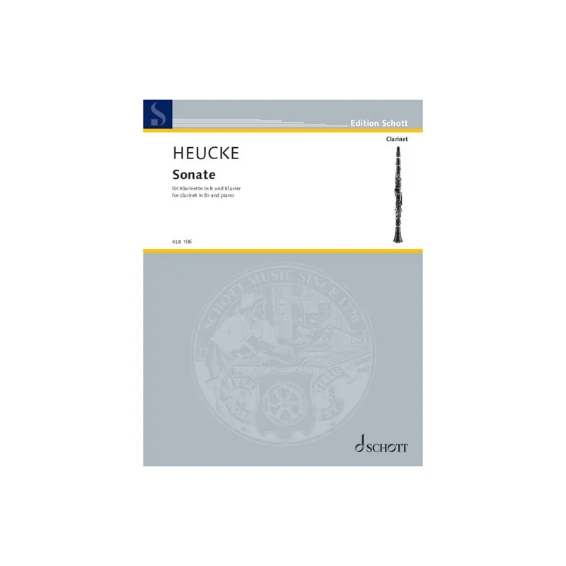 Heucke Sonate Klarinette in B Klavier KLB106 Jetzt Bestellen