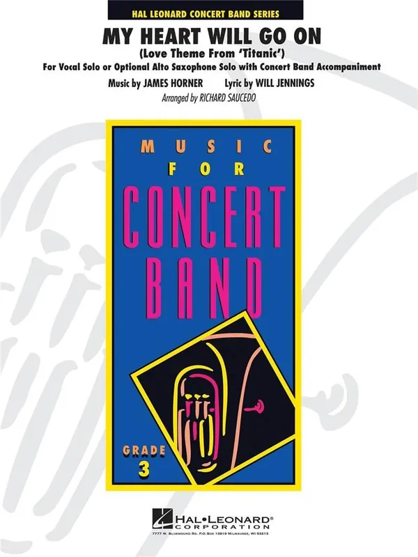 Horner Me Heart Will Go On Concert Band HL04000674) Nur Heute