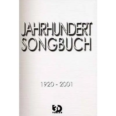 Jahrhundert Songbuch 1920-2001 DDD01-1 Direktkauf