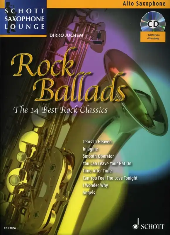 Preiswert Juchem Rock Ballads Altsax CD ED21806