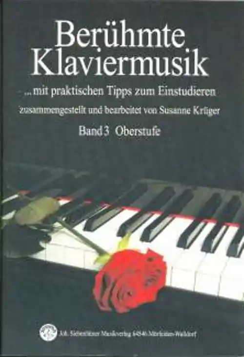 Markenware Krueger Beruehmte Klaviermusik 3 Klavier Sieb21122