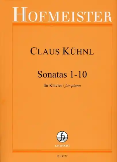 Neu Kühnl Sonatas 1-10 fuer Klavier FH3372