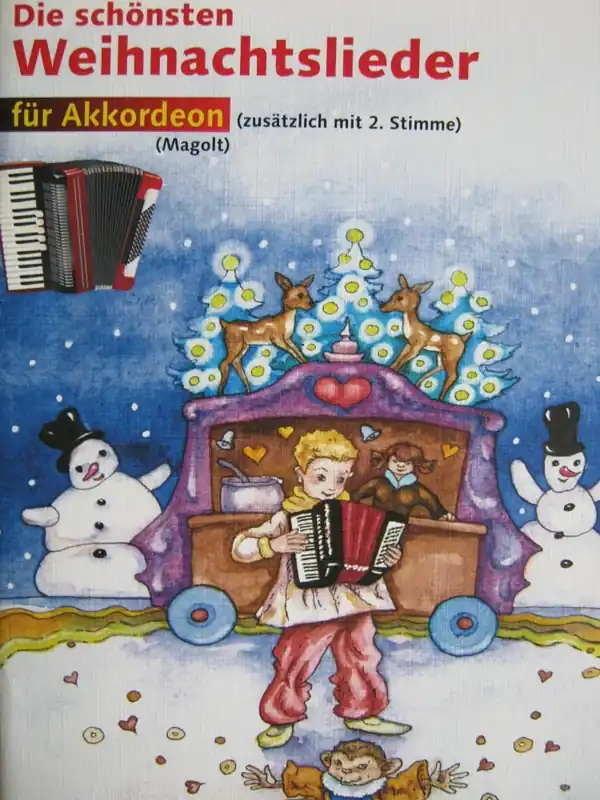 Sofort Bestellen Magolt Die schönsten Weihnachtslieder Akkordeon ED9363