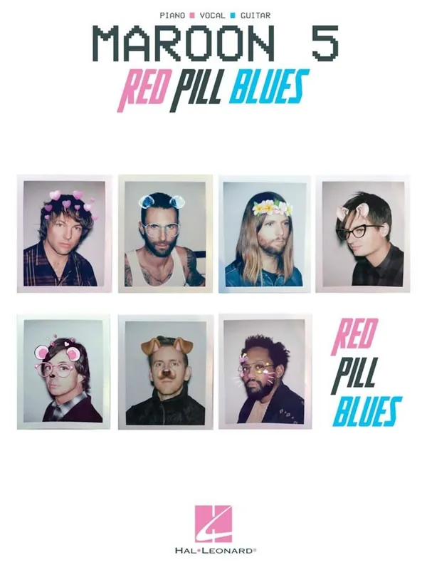 Meistverkauft Maroon 5 - Red Pill Blues Klavier Gesang Gitarre Songbook HL00261247