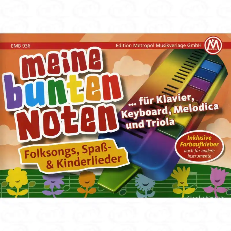 Wochenendangebot Meine bunten Noten Klavier Keyboard Melodica + Triola