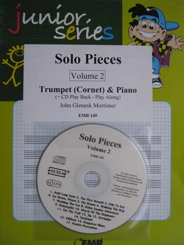 Mortimer Solo Pieces 2 Trompete Klavier CD EMR149 Must-Have