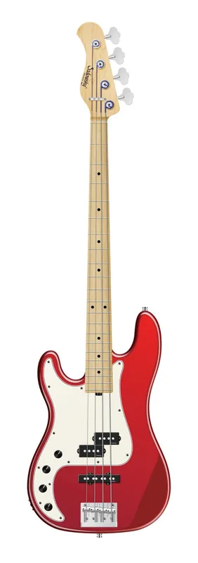 Sadowsky MetroLine 21-Fret Hybrid P/J Bass, Solidbody, Swamp Ash Body, Maple Fingerboard, 4-String, Lefthand - Solid Candy Apple Red Metallic High Polish Abverkauf