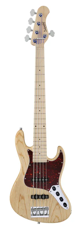 Sadowsky MetroLine 21-Fret Vintage J/J Bass, Swamp Ash Body, Maple Fingerboard, 5-String - Natural Transparent Satin Online Kaufen