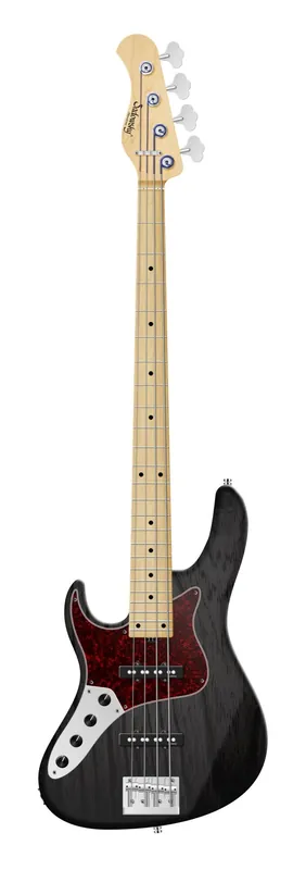 Sadowsky MetroLine 24-Fret Vintage J/J Bass, Swamp Ash Body, Maple Fingerboard, 4-String, Lefthand - Nirvana Black Transparent Satin Wochenendangebot