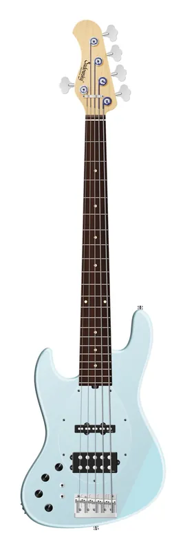 Sadowsky MetroLine 21-Fret Vintage M/J Bass, Red Alder Body, Morado Fingerboard, 5-String, Lefthand - Solid Ice Blue Metallic Satin Begrenztes Angebot