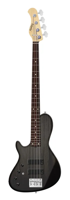 Kostenloser Rückversand Sadowsky MetroLine 24-Fret Single Cut Bass, Red Alder Body, Morado Fingerboard, 4-String, Lefthand - Nirvana Black Transparent Satin