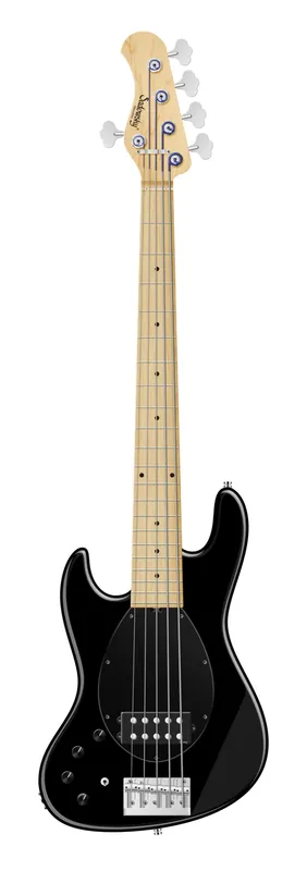 Sadowsky MetroLine 21-Fret Vintage M Bass, Swamp Ash Body, Maple Fingerboard, 5-String, Lefthand - Solid Black High Polish Kostenloser Versand
