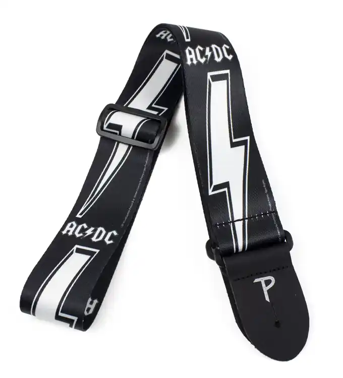 Perri's 1035 Artist Gurt AC/DC, Logo and bolt Nur Heute