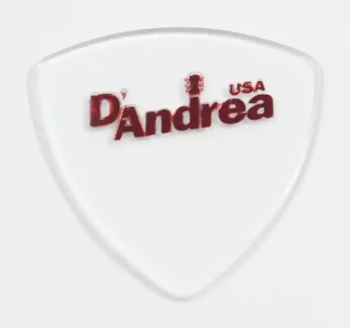 D'Andrea Clear Acrylic Picks - 346 Shape (ACR346 1.5CLR), 6 pcs Pick Pack, 1.5 mm Kracherpreis