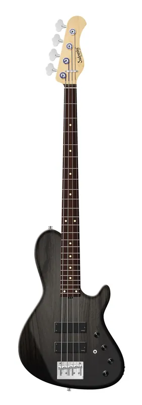 Online Kaufen Sadowsky MetroLine 24-Fret Single Cut Bass, Red Alder Body, Morado Fingerboard, 4-String - Nirvana Black Transparent Satin