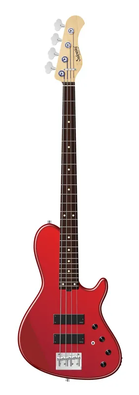 Geprüft Sadowsky MetroLine 24-Fret Single Cut Bass, Red Alder Body, Morado Fingerboard, 4-String - Solid Candy Apple Red Metallic High Polish
