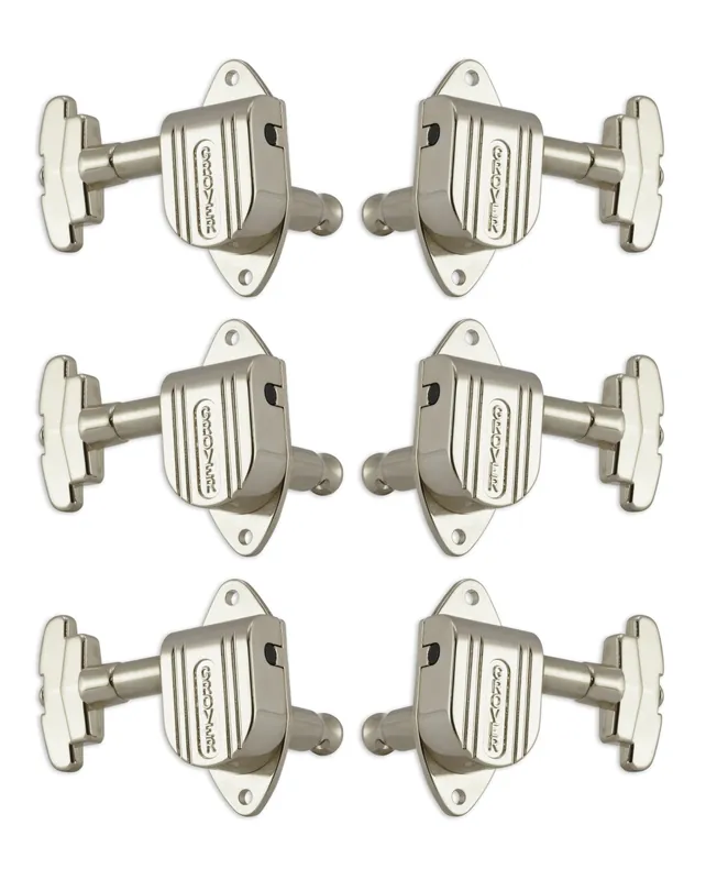 Top-Preis Grover 151N Full Size Imperial Machine Heads - Guitar Machine Heads, 3 + 3 - Nickel
