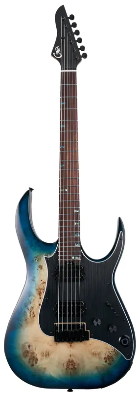 Kostenloser Rückversand GTRS Modern 810 Intelligent Guitar (M810) - Blue Burst