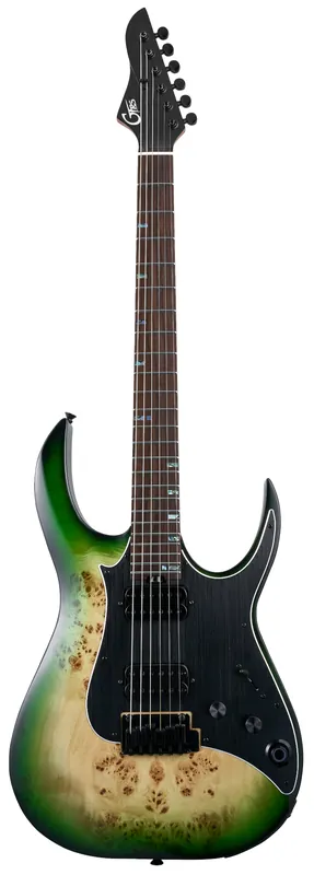 Heißes Angebot GTRS Modern 810 Intelligent Guitar (M810) - Green Burst