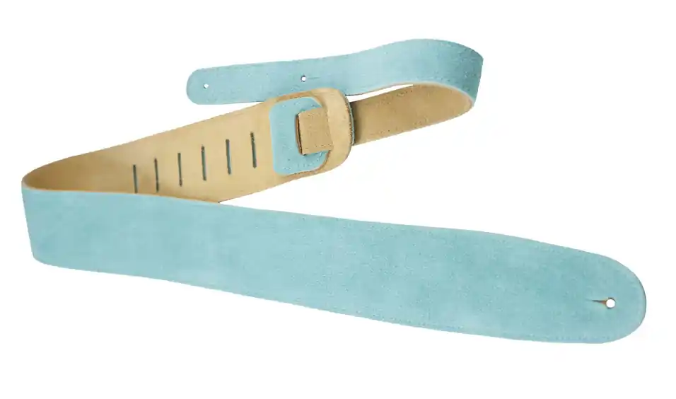 Solange Der Vorrat Reicht Perri's 209 Suede Leather Gurt, teal