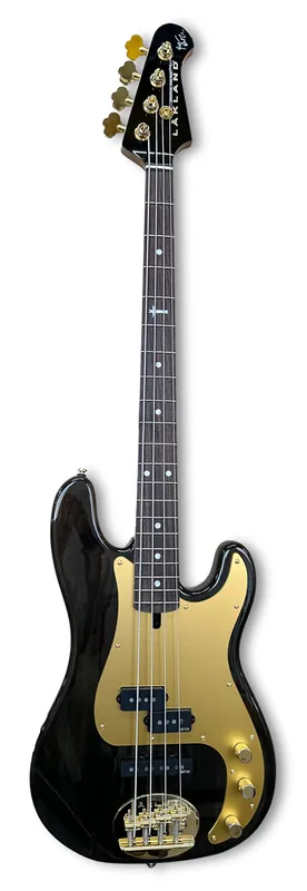 Lakland Skyline Geezer Butler Signature Bass, 4-String - Translucent Black Gloss Echt