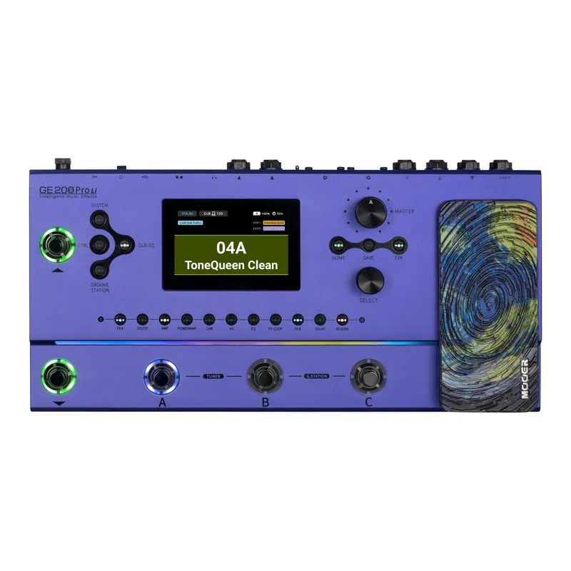 Mooer GE200 PRO Li - Amp Modeling & Multi Effects, w. Battery Geprüft