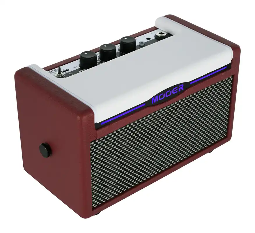 Mooer SD10i - Multi-Effects & Modeling Guitar Combo, 2x 2" / 10 Watt, Red Preisknaller