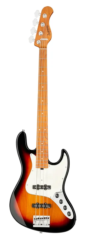 Preisreduziert Sadowsky MetroExpress 21-Fret Vintage J/J Bass, Roasted Maple Fingerboard, 4-String - Tobacco Sunburst Transparent High Polish