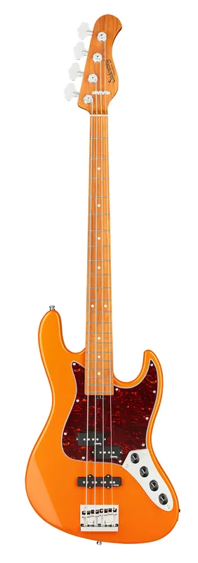 Mega-Angebot Sadowsky MetroExpress 21-Fret Hybrid P/J Bass, Roasted Maple Fingerboard, 4-String - Solid Candy Apple Orange Metallic High Polish
