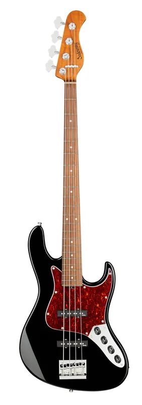 Sadowsky MetroExpress 22-Fret Will Lee Artist Line Bass, Morado Fingerboard, 4-String - Solid Black High Polish Sonderaktion