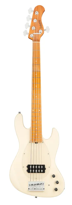 Sadowsky MetroExpress 21-Fret Vintage M Bass, Roasted Maple Fingerboard, 5-String - Solid Olympic White High Polish Saisonangebot