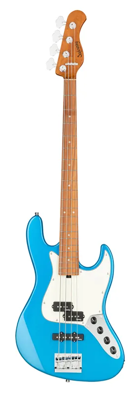 Jetzt Kaufen Sadowsky MetroExpress 21-Fret Hybrid P/J Bass, Morado Fingerboard, 4-String - Solid Ocean Blue Metallic High Polish