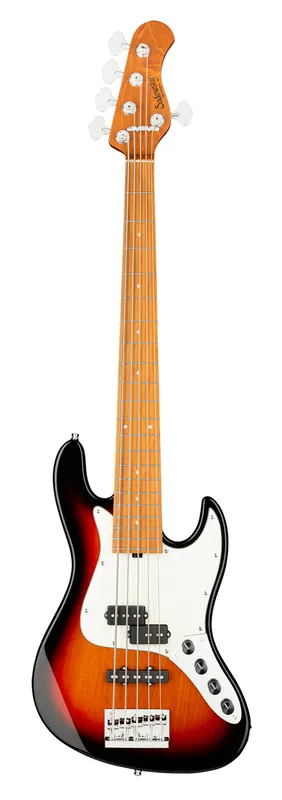 Sadowsky MetroExpress 21-Fret Hybrid P/J Bass, Roasted Maple Fingerboard, 5-String - Tobacco Sunburst Transparent High Polish Schnäppchen