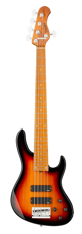 Jetzt Bestellen Sadowsky MetroExpress 24-Fret Modern Bass, Roasted Maple Fingerboard, 5-String - Tobacco Sunburst Transparent High Polish