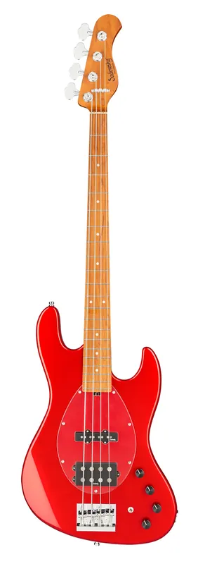Sadowsky MetroExpress 21-Fret Vintage M/J Bass, Roasted Maple Fingerboard, 4-String - Solid Candy Apple Red Metallic High Polish Saisonangebot
