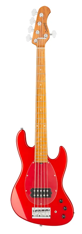 Sadowsky MetroExpress 21-Fret Vintage M Bass, Roasted Maple Fingerboard, 5-String - Solid Candy Apple Red Metallic High Polish Preisreduziert