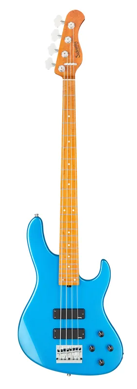 Meistverkauft Sadowsky MetroExpress 24-Fret Modern Bass, Roasted Maple Fingerboard, 4-String - Solid Ocean Blue Metallic High Polish