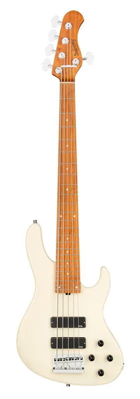 Sadowsky MetroExpress 24-Fret Modern Bass, Roasted Maple Fingerboard, 5-String - Solid Olympic White High Polish Bestpreis