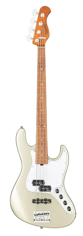 Sadowsky MetroExpress 21-Fret Hybrid P/J Bass, Morado Fingerboard, 4-String - Solid Champagne Metallic High Polish Direktkauf